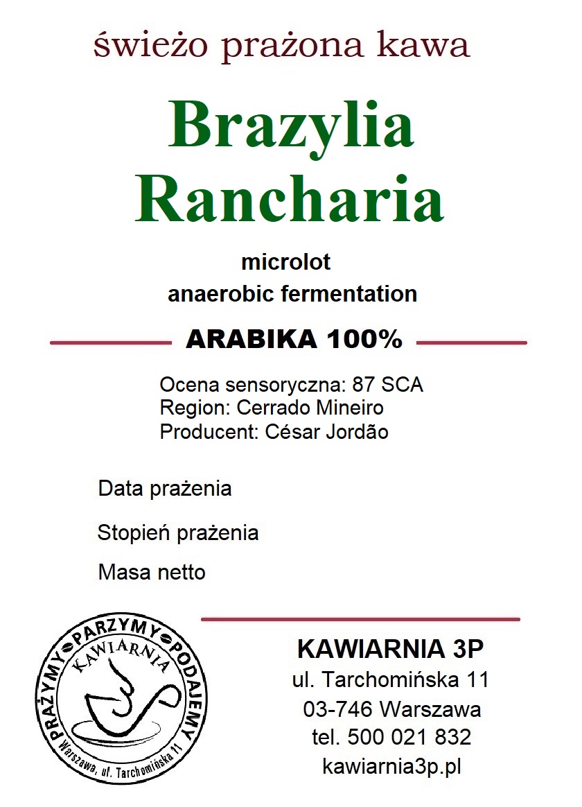 Brazylia Rancharia (Microlot, anaerobic fermentation)
