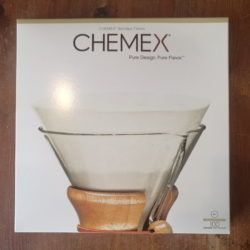 Chemex filtry papierowe okrągłe, niezłożone – białe – 6, 8, 10 filiżanek