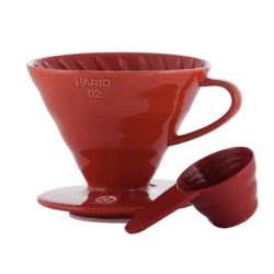 Hario ceramiczny Drip V60-02 czerwony